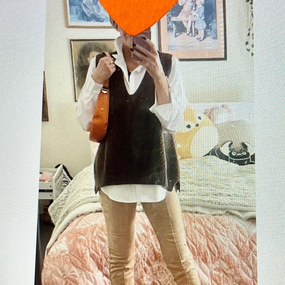 Sweater Vest, Pull-over, Boxy, Oversized, Nubby Weave, Warm Royal Blue, … - Picture 4 of 11